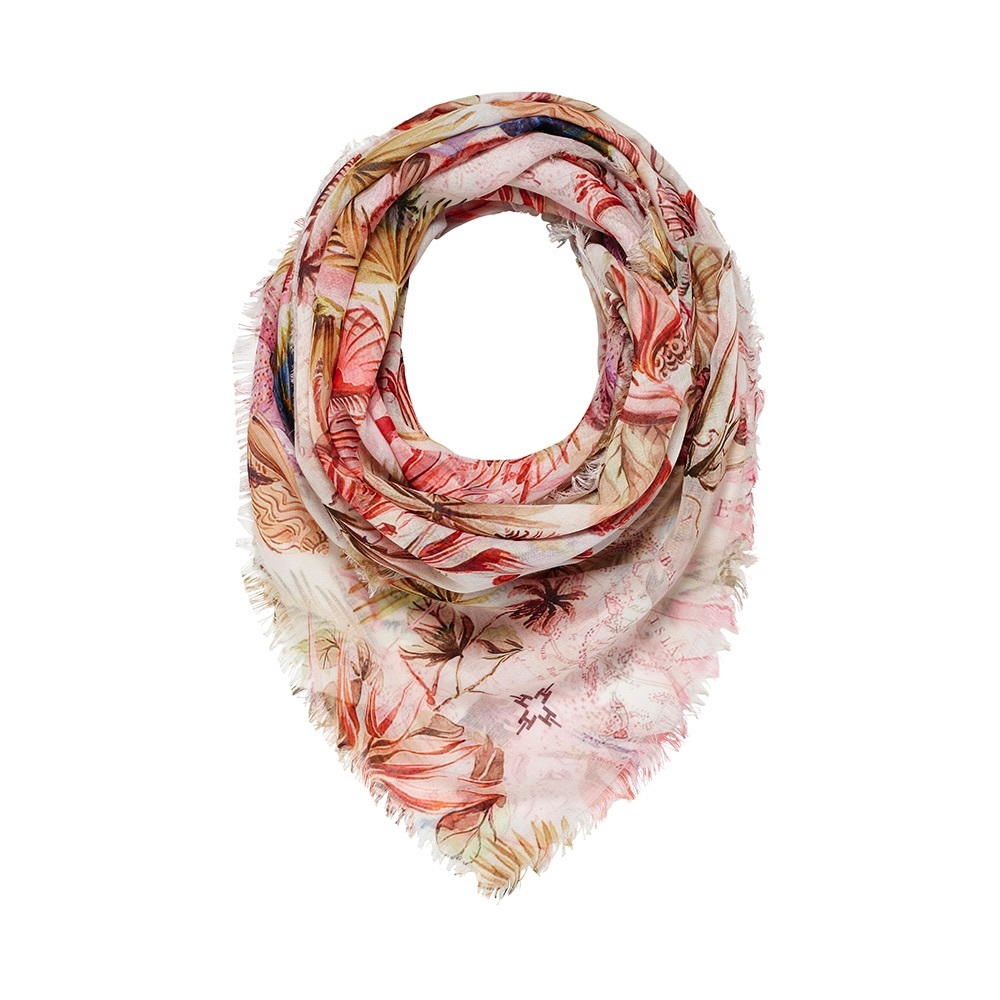 India Hicks Siesta Floral Scarf